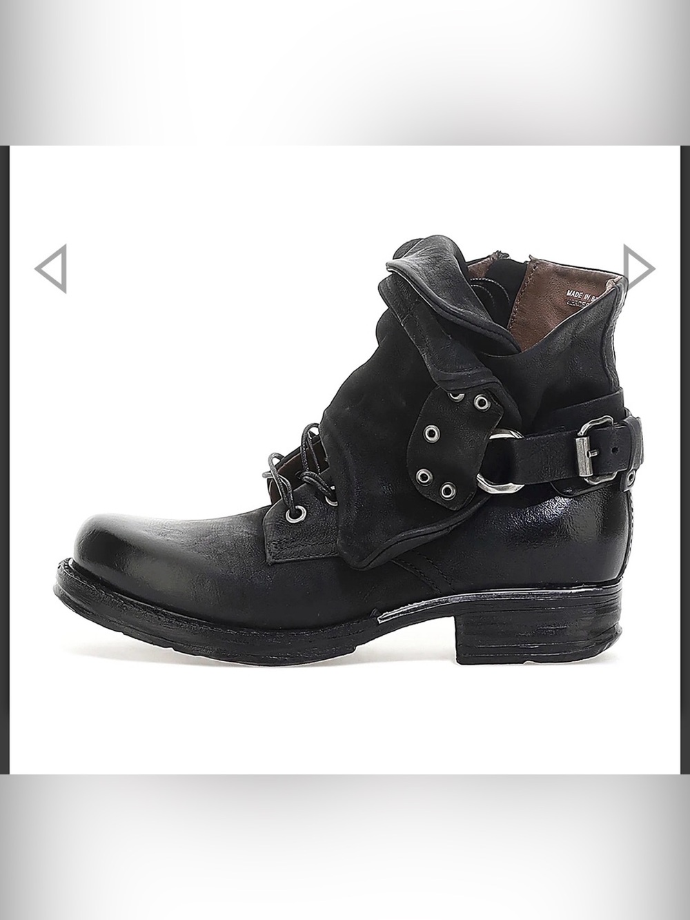 A.S 98 Simon II Women's Black Boots Size 39 US 8.5